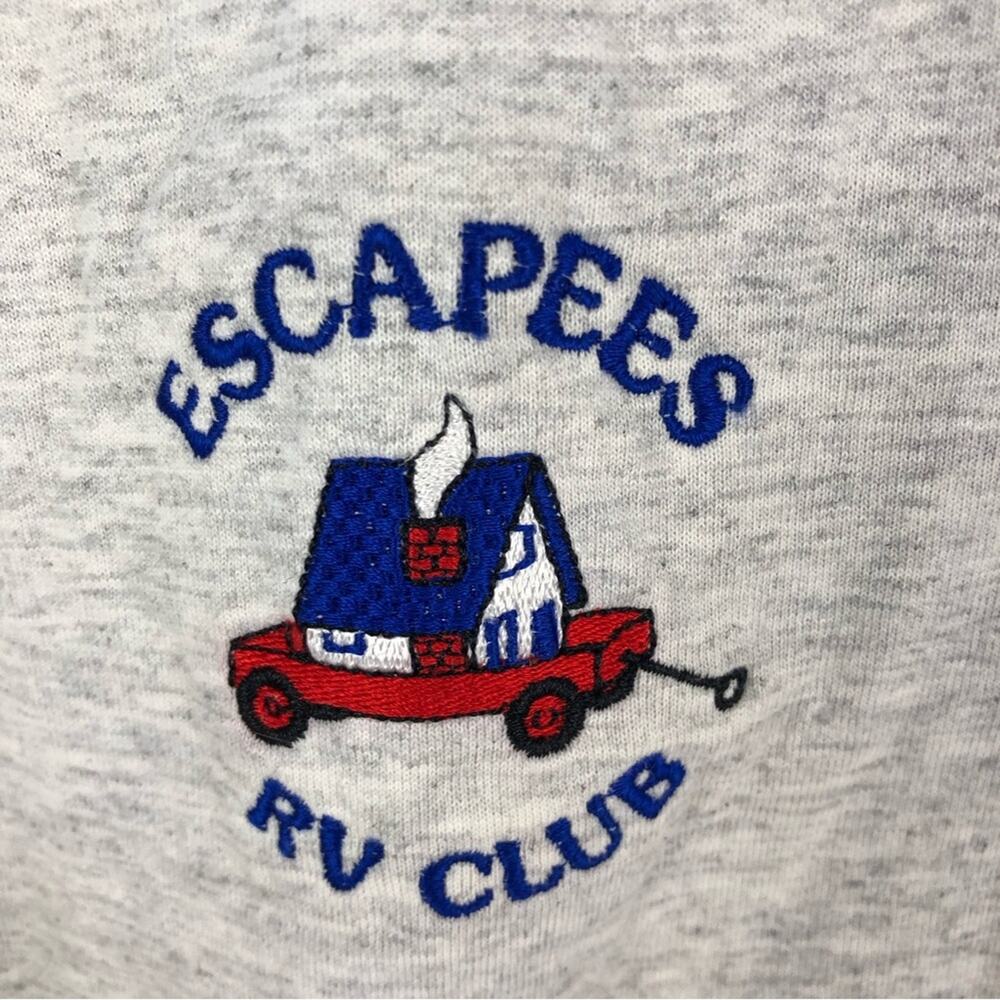 Vintage Jerzees Escapes RV Club Polo Short Sleeve
